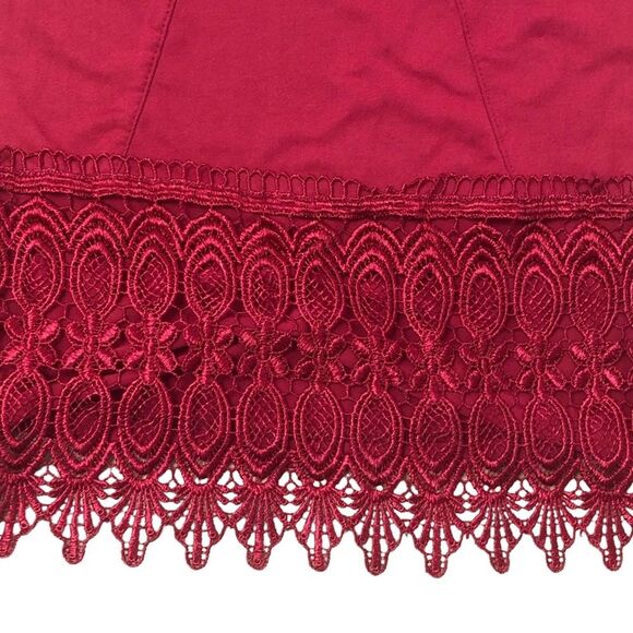 Dios Te Ama Tank Top Embellished Embroidered Red Silver - Picture 4 of 10